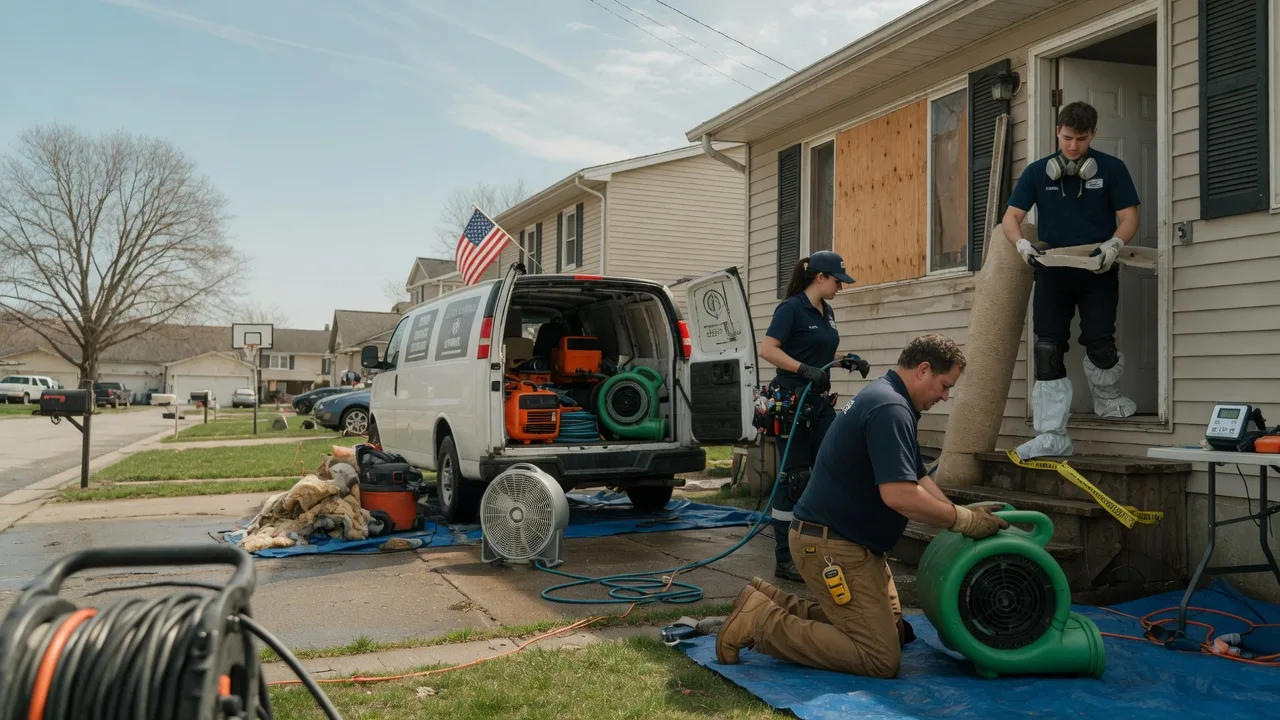 Water Damage Restoration in Ledbetter, TX near me
